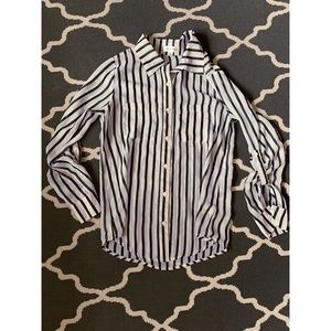 Sugar Rain Striped Button Down